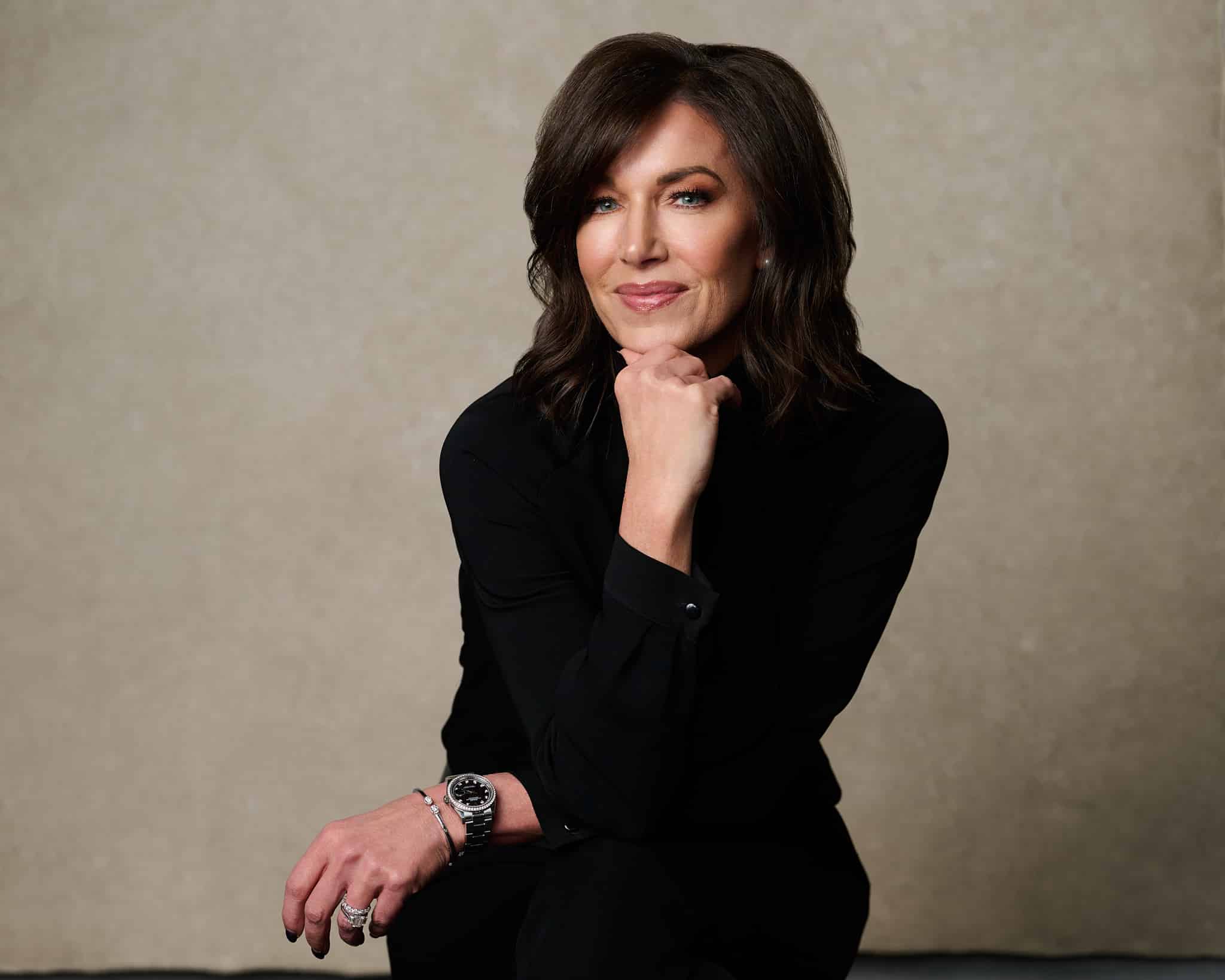 Lawyer headshots Las Vegas — executive woman professional studio portrait law firm